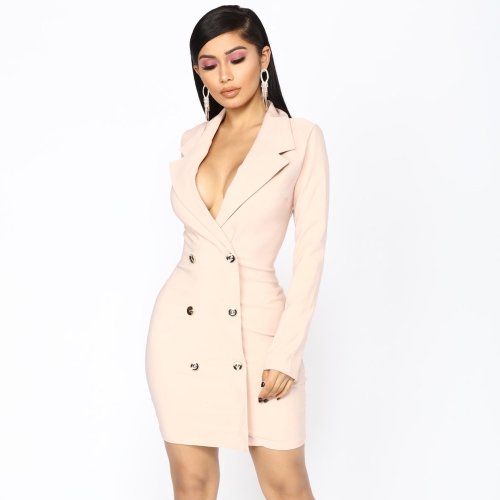 NEW BLAZER MINI DRESS